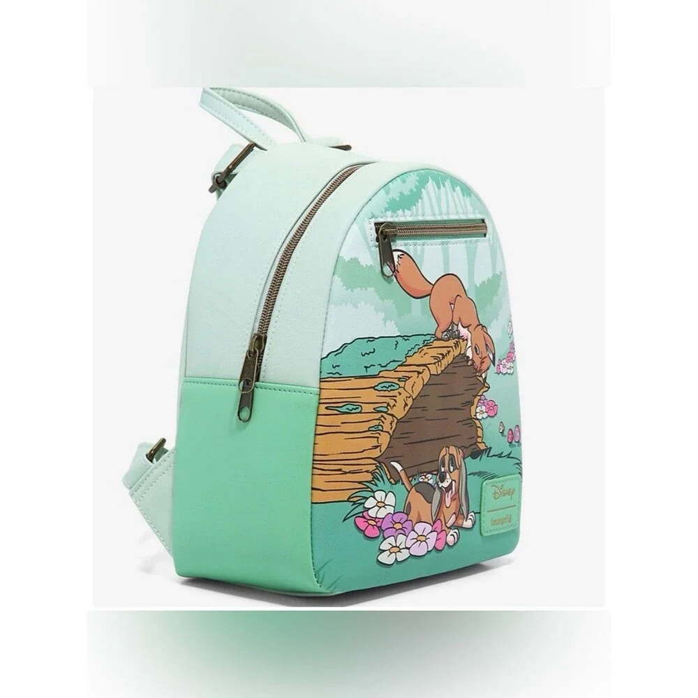 Loungefly Disney The Fox and the Hound Forest Fun Mini Backpack